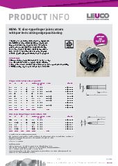 TC disc-type finger joint cutters with perfect cutting edge positioning